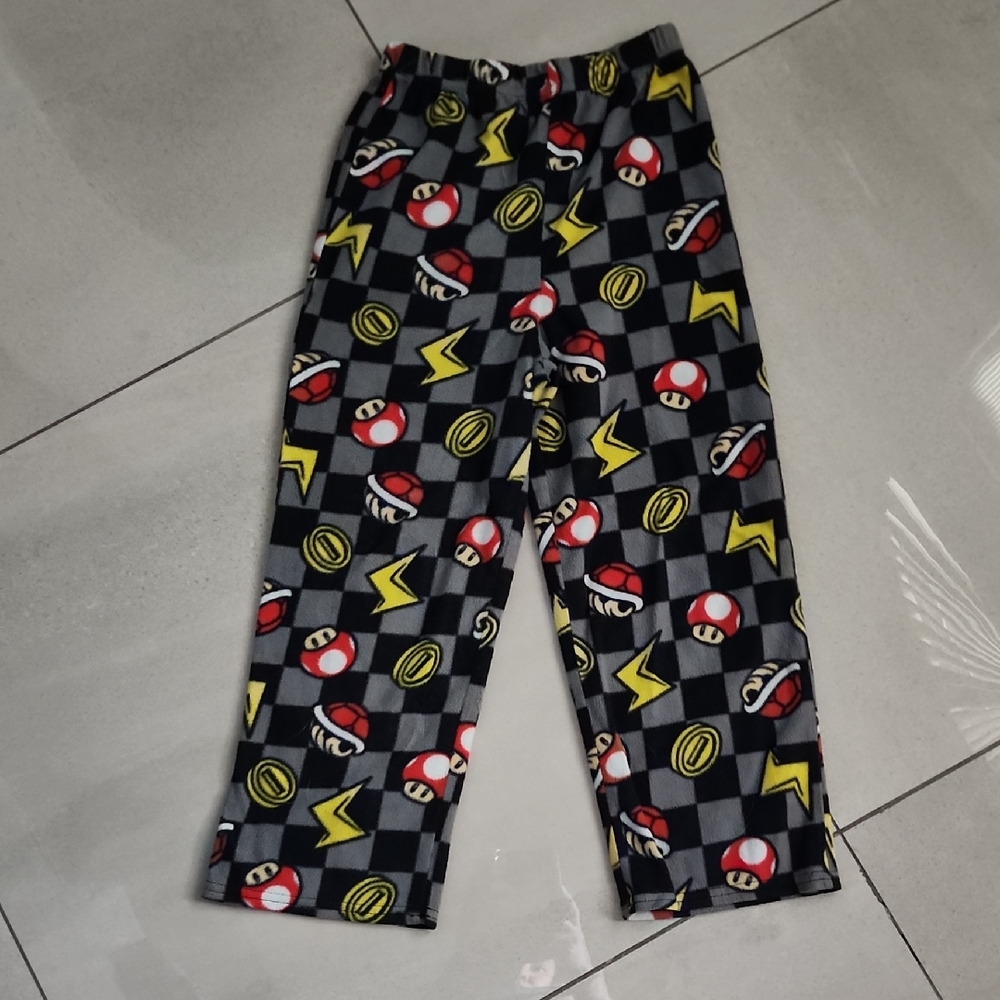 Komar Kids Black and Red Gaming Pajama Bottoms